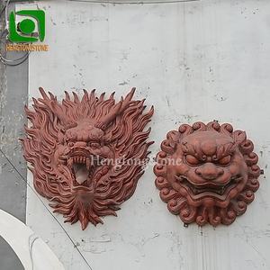 รูปปั้นมังกรจีนขนาดใหญ่กลางแจ้ง ทำจากไฟเบอร์กลาส รูปปั้นสัตว์เรซิ่น - Product Image 6