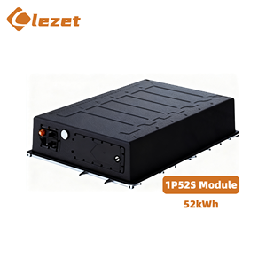 Lezet Lifepo4棱柱锂电池盒52.2kwh 314Ah 166.4V 1P52S BMS 340千克CE/RoHS认证能源6000循环 - Product Image 2