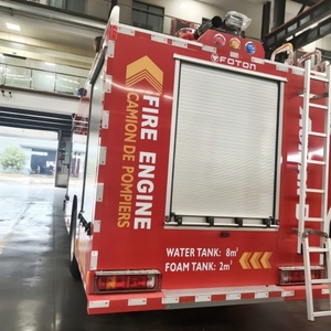 Camión de Bomberos Foton 4X2 8000L Diésel Euro III Venta Personalizada de Fábrica - Product Image 3