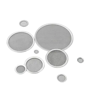 25 mm Wastewater Stainless Steel Edge Filter Disc Metal Plastic Filter Mesh