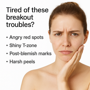 10% bubuk belerang-to-Cream konsentrat anti-keriput pemutih jerawat Spot perawatan breakout kemerahan Pengontrol Minyak tak terlihat Normal - Product Image 6