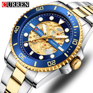 นาฬิกาข้อมือควอตซ์ผู้ชาย สายสแตนเลส รุ่น 8412 CURREN ขายดี ดีไซน์ทันสมัย เหมาะสำหรับใส่ทำงานและพักผ่อน หน้าปัดขนาดใหญ่ ฟังก์ชั่นหลากหลาย เรืองแสงได้ - Product Image 2