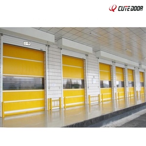 Moderno ad alta velocità isolato PVC porta veloce tapparella rotolamento stile aperto per magazzini industriali e officine - Product Image 6