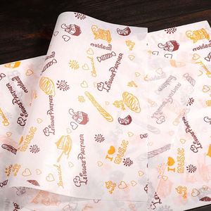Custom Logo Printing Hamburger Oil Proof <b>Tissue</b> Packaging <b>Paper</b> Sandwich Greaseproof Shawarma Food Grade PE Coated Cookie Milk - Product Image 3