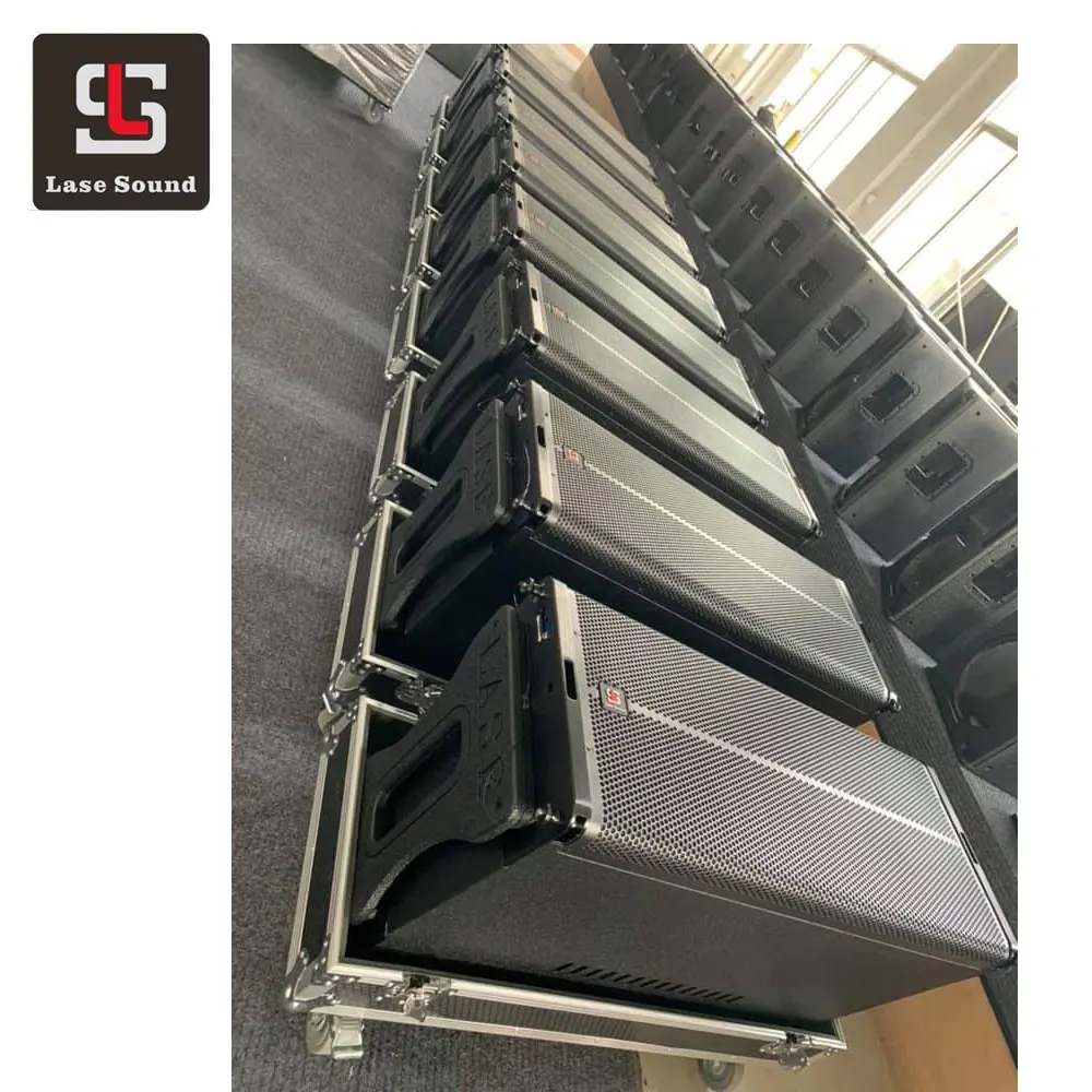 Lase sound 10 line LA-5 line array powered speaker system pa system box class d amplifier