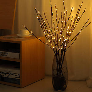 Lampe d'arbre LED Ceil86, branches artificielles éclairées, <span class=keywords><strong>vase</strong></span> à fleurs, lumières d'arbre LED à piles, décoratives - Product Image 2