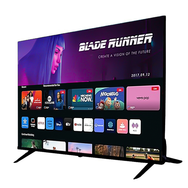 Modern A+ Tempered Glass 50-110 Inch LED 4K UHD HDTV WebOS Smart TV Wi-Fi Family Entertainment
