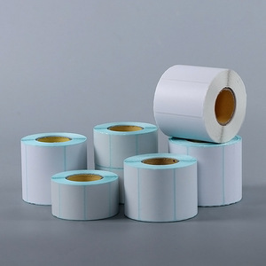 Bán buôn trống trắng tùy chỉnh kích thước in ấn không thấm nước an ninh nhiệt giấy nhãn Sticker - Product Image 3