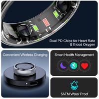 Yawell Fabrik Maßgefertigter OEM Dual PD Smart Ring NORDIC Chip Herzfrequenz Schlaf Fitness Gesundheitsmonitor R20 Smart Ringe für Männer und Frauen