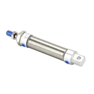 MA Series 16/20/25/32/40 Airtac Type Stroke Adjustable Round Double Single Acting Stainless Steel Mini Air Pneumatic Cylinder