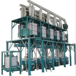 每天50-100吨食品加工面粉磨面机价格表面粉小麦磨面机小麦辊磨机