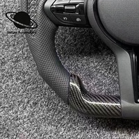 Volant en fibre de carbone pour BMW Série 3 F10 F12 F15 F20 F30 F32 F36 F80 F82 M3 M5 X5 E70 X6 E90 E71