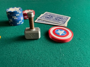 Protecteur <span class=keywords><strong>de</strong></span> Cartes <span class=keywords><strong>de</strong></span> Poker Captain <span class=keywords><strong>America</strong></span> OEM ODM en ABS pour Fêtes et Événements - Product Image 3