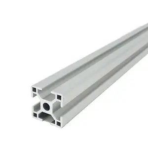 HOT 2020 3030 4040 4080 profilé d'extrusion d'aluminium cadre T fente V 40x40 profilés en aluminium industriel noir extrudé personnalisé