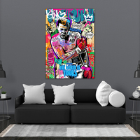 Nouveau cadeau de noël Pop Art mur photos et toile peinture pour la décoration de la maison salon décoration