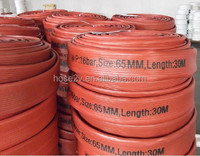 Tuyau d'incendie en caoutchouc synthétique NBR rouge de 2 pouces avec homologation BS6391, flexible, protection incendie