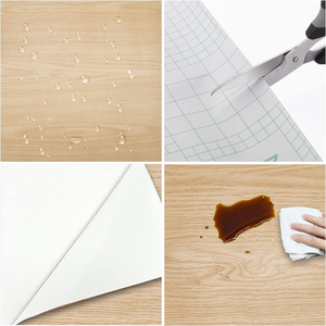 Papier adhésif décoratif, feuilles stratifiées <span class=keywords><strong>à</strong></span> texture réelle pour armoires, film en aluminium, film PVC imitation bois, film PVC - Product Image 3