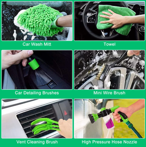 Rửa Xe Bàn Chải Kit <span class=keywords><strong>32</strong></span>-Mảnh Tự Động Chi Tiết Khoan Sạch Bàn Chải Thiết Lập Với Buffing Miếng Bọt Biển Kit Cho Xe Công Cụ Làm Sạch - Product Image 6