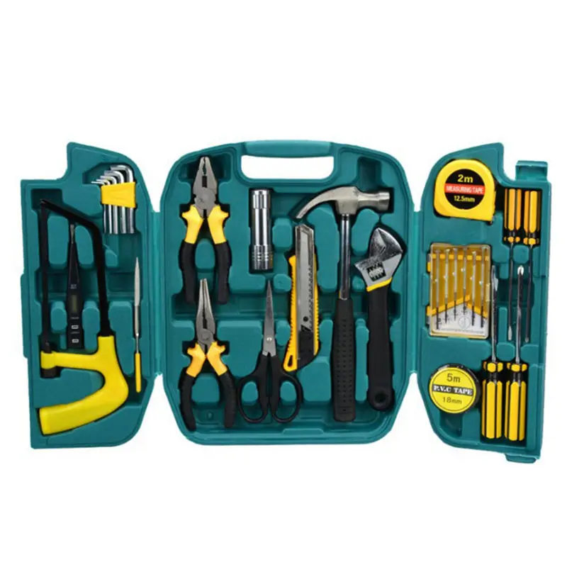 هدية-سلسلة 27 مجموعة أدوات حديد مختلطة صندوق أدوات للسيارة متعددة الوظائف أدوات منزلية