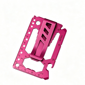 Abridor de Botellas Multiherramienta con Certificación ISO9001, Formato Tarjeta de Crédito - Opciones Personalizadas en Titanio y Acero Inoxidable - Product Image 1