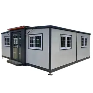 Casa plegable modular expandible hogar 20 pies 30 pies 40 pies casa prefabricada Australia contenedor expandible casa Oficina en casa