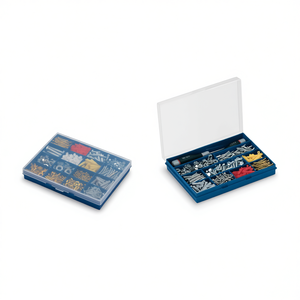 Organizador de Herramientas Ttake Cassette Basic Store con 16 Compartimentos, Azul, 24.3x18.6x3.8 cm - Product Image 2