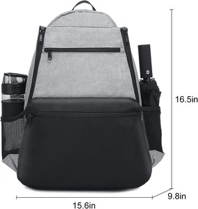 Muestra gratuita: Bolsa grande de primera calidad para raquetas de tenis, bádminton y deportes de pádel al aire libre, mochila para raquetas de tenis - Product Image 5