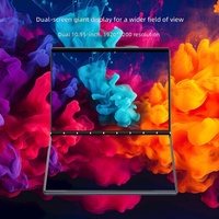 Portátil 2 en 1 con Pantalla Dual de 1095 Pulgadas, N100, Celeron-1215U, SSD, Windows 10/11