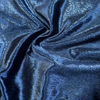 100% Polyester Smaragdgrün Metallic Samt Stoff mit glänzenden Garn Pailletten für Mädchen Hochzeit Abendkleider