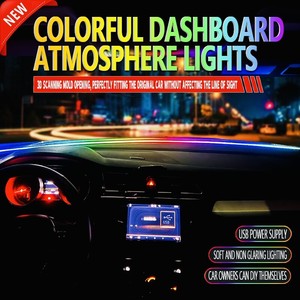 1,4 M Car Dashboard Atmosphere Lamp Car Interior LED Flowing Chasing Ambient Light - Product Image 6