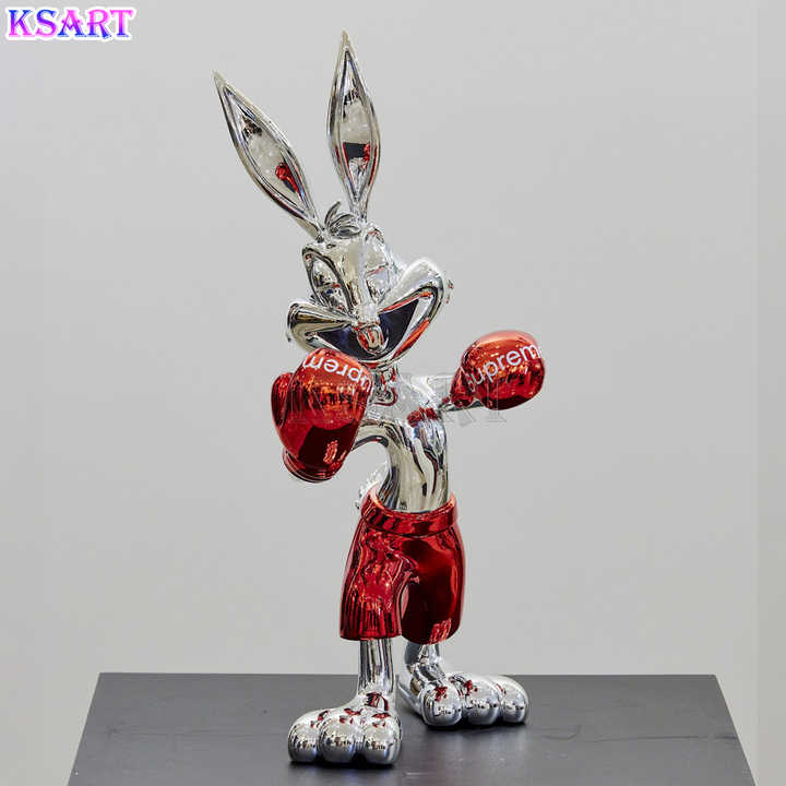 Resin Home Decor Ornaments - Creative Resin Bunny Statue