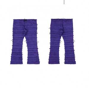 Jeans Valabasas personnalisés AIPA pour enfants de 1 à 14 ans, coupe évasée, jeans empilés pour enfants - Product Image 3