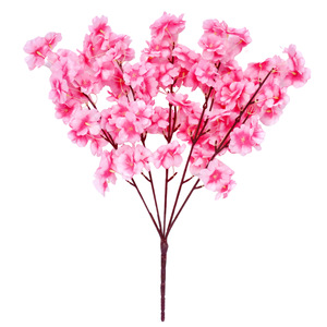 Branches <span class=keywords><strong>de</strong></span> fleurs <span class=keywords><strong>de</strong></span> cerisier artificielles, 5 têtes, fleurs <span class=keywords><strong>de</strong></span> cerisier en plastique, fleurs artificielles pour décoration <span class=keywords><strong>de</strong></span> mariage - Product Image 6