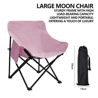 Chaise pliante de loisirs d'extérieur en acier au carbone orange et vert, légère et portable, multi-usages, pour le camping