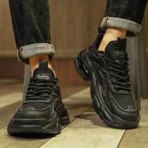 Zapatos Deportivos Casuales de Moda para Hombre, Color Retro Clásico, Transpirables, con Suela Gruesa de Malla, para Correr, Trotar, Caminar, Estilo Veraniego - Product Image 6