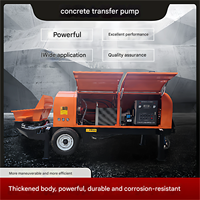 Pompe à béton diesel 30-40M3H avec portée verticale de 120 m pour petits projets de construction