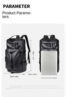 Sac à dos de sport et de voyage imperméable de haute qualité à prix abordable avec compartiment à chaussures, personnalisable avec logo de gym