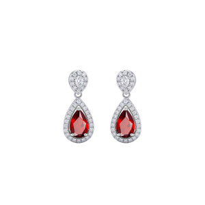 9 paires de boucles d'oreilles vintage à double couche en forme de goutte d'eau, en argent sterling 925, pierres naturelles, pierres précieuses colorées, bijoux de soirée - Product Image 1