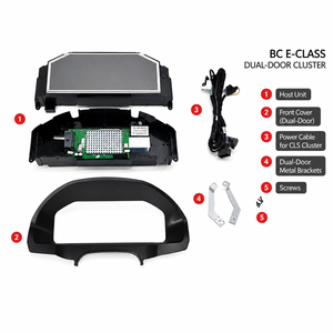 Nouvel ensemble d'instruments numériques professionnels de 12,3 pouces pour <span class=keywords><strong>Mercedes</strong></span> Benz <span class=keywords><strong>Classe</strong></span> E C207 2009-2016, tableau de bord LCD, boîte de compteur de vitesse - Product Image 6