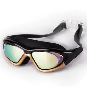 2019 outdoor sport funny adult swimming goggles silicone underwater sea swim pool glasses