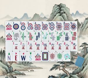 Tessere di Mahjong Americane di Lusso OEM, Design Moderno in Acrilico Grigio, Opere d'Arte Mahjong Americane, Tessere Classiche di Mahjong - Product Image 1