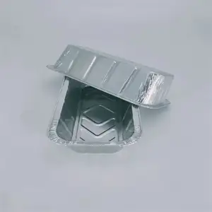 Disposable Aluminum Foil Container Bread Cake Baking Recyclable Lunch Box