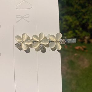 Superbes épingles à cheveux en forme de papillon, de <span class=keywords><strong>bec</strong></span> d'oiseau et de feuille, ornées de pierres œil de chat et de strass exquis, accessoires capillaires en métal - Product Image 3