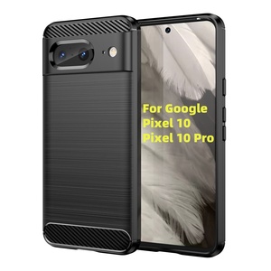 Coques de téléphone portable en TPU souple et fibre de carbone <span class=keywords><strong>pour</strong></span> Google Pixel 10 9 Pro XL 10 9 8 7 6 Pro 10A 9A 8A 7A <span class=keywords><strong>6A</strong></span>, protection antichoc - Product Image 1