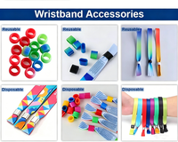 Wasserdichte RFID 1K Chip Armbänder für Zugangskontrolle, Events, Musikfestivals & Feiertagspartys - Plastik-ID mit Barcode