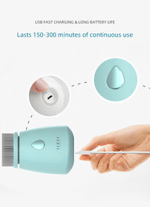 Cepillo de Silicona Eléctrico Vibrador 2 en 1 para Lavar la Cara, 2 Piezas, Limpiador Suave para el Hogar - Product Image 5