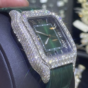 All'ingrosso <span class=keywords><strong>orologi</strong></span> Hip Hop personalizzati con diamanti Hip Hop/Lab Diamond/Moissanite orologio stile Rapper Hip Hop gioielli orologio - Product Image 3