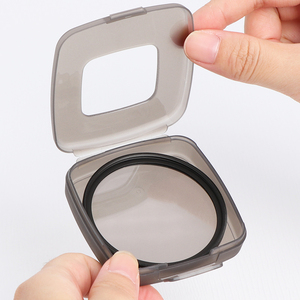 SUNSHING 60mm Single Lens <b>Filter</b> Case Plastic Packaging Box Portable Photography <b>Filter</b> Cases Small <b>Camera</b> <b>Filter</b> Storage Box - Product Image 2