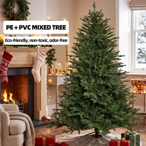 Arbre de Noël <span class=keywords><strong>Artificiel</strong></span> Réaliste en PE et PVC, 1,2 m, 2,1 m, 3 m, Plein Volume, Personnalisable OEM, Certifié REACH UL, Vente en Gros - Product Image 2
