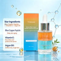 Sérum Visage Éclaircissant au Cuivre et à la Vitamine E Anti-rides Raffermissant Soin de la Peau Cosmétique Bio Marque Privée Produit de Beauté